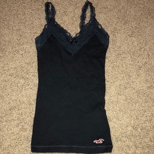 Lace-lined Hollister tank top
